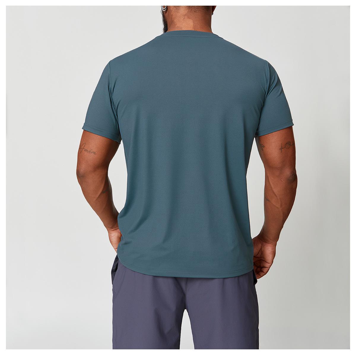 Mens Gym Workout 88%polyester 12%spandex Tshirt EDX1166 - Product View 42 | Honfit