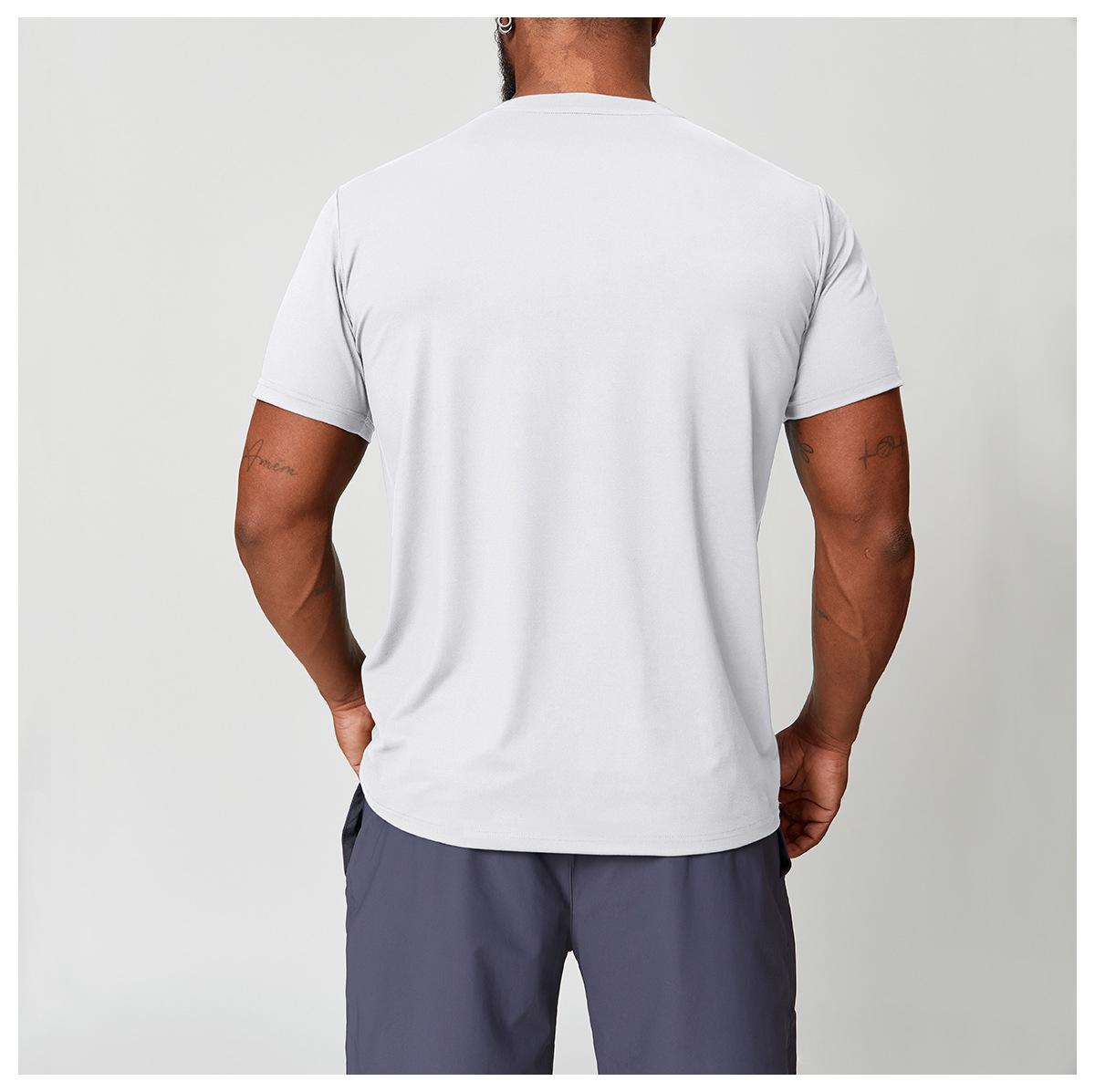 Mens Gym Workout 88%polyester 12%spandex Tshirt EDX1166 - Product View 46 | Honfit