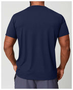Mens Gym Workout 88%polyester 12%spandex Tshirt EDX1166 - Product View 49 | Honfit