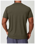 Mens Gym Workout 88%polyester 12%spandex Tshirt EDX1166 - Product View 53 | Honfit