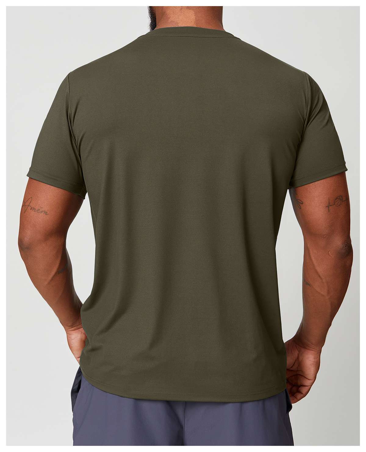 Mens Gym Workout 88%polyester 12%spandex Tshirt EDX1166 - Product View 53 | Honfit