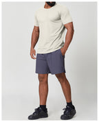 Mens Gym Workout 88%polyester 12%spandex Tshirt EDX1166 - Product View 55 | Honfit
