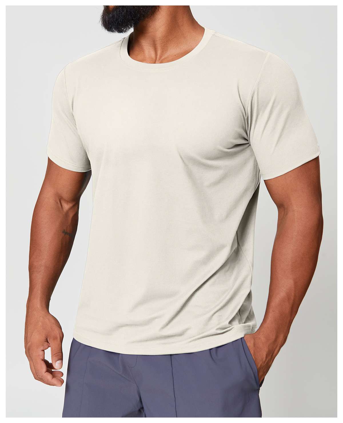 Mens Gym Workout 88%polyester 12%spandex Tshirt EDX1166 - Product View 56 | Honfit