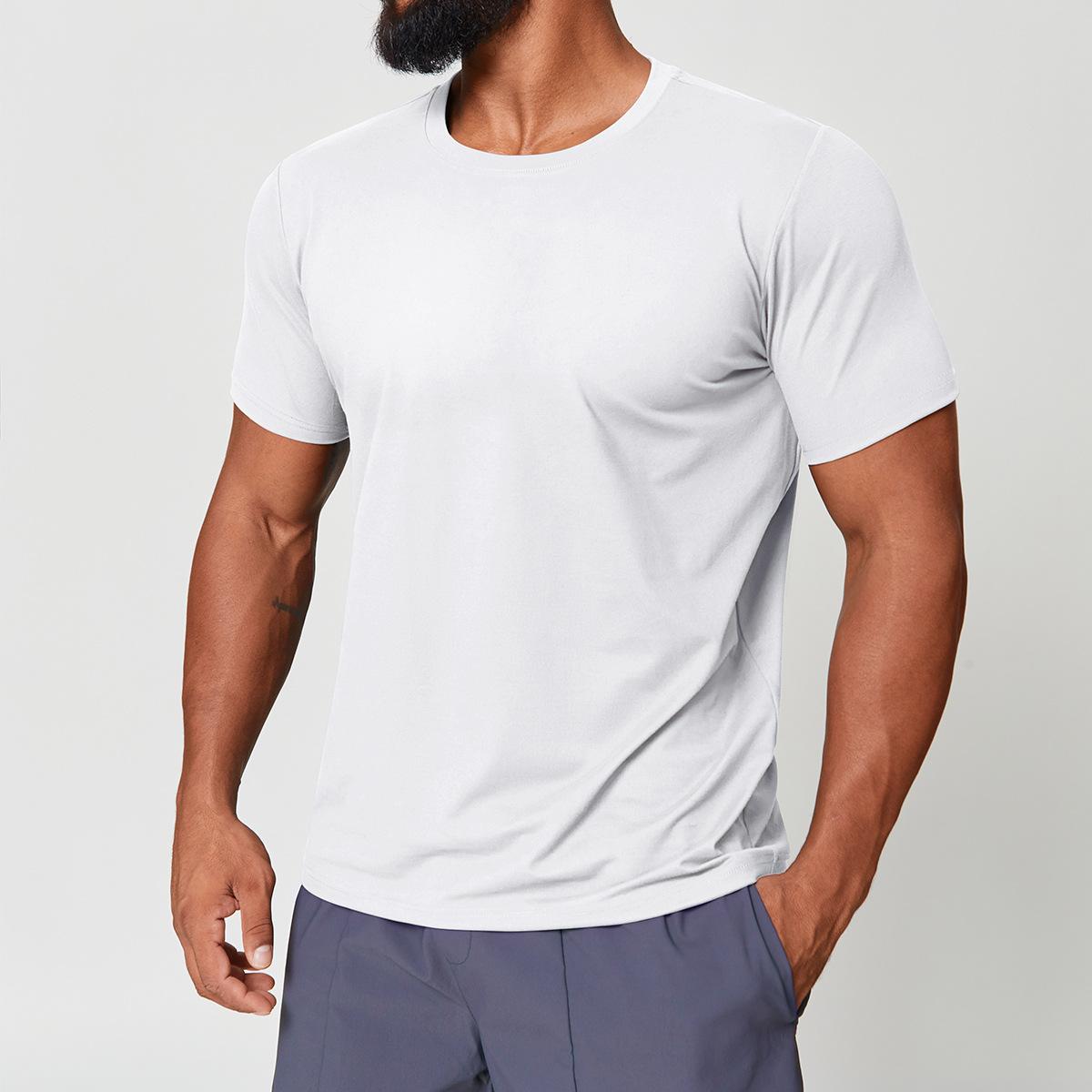 Mens Gym Workout 88%polyester 12%spandex Tshirt EDX1166 - Product View 7 | Honfit