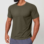 Mens Gym Workout 88%polyester 12%spandex Tshirt EDX1166 - Product View 8 | Honfit