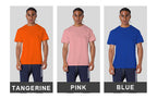 Mens Casual Sports 100% cotton Tshirt F-TX200 print logo 34