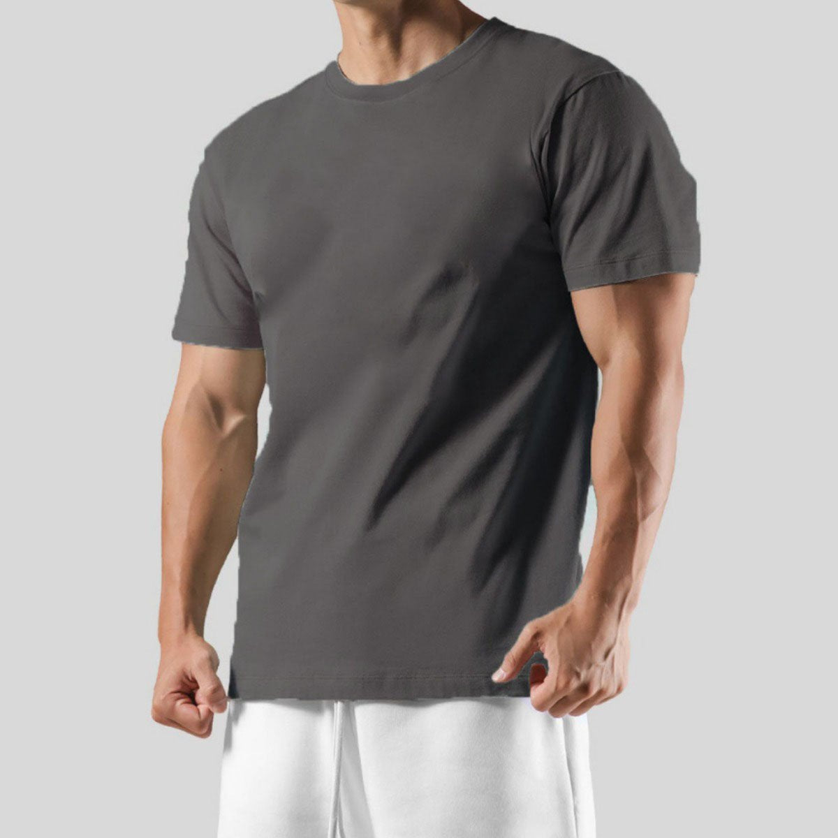 Mens Casual Sports 100% cotton Tshirt F-TX200 print logo 15