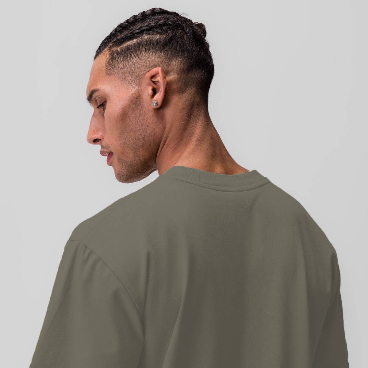 Mens Casual Oversized 40%cotton 40%bamboo 20%polyester T-shirt F-TX240 print logo 49