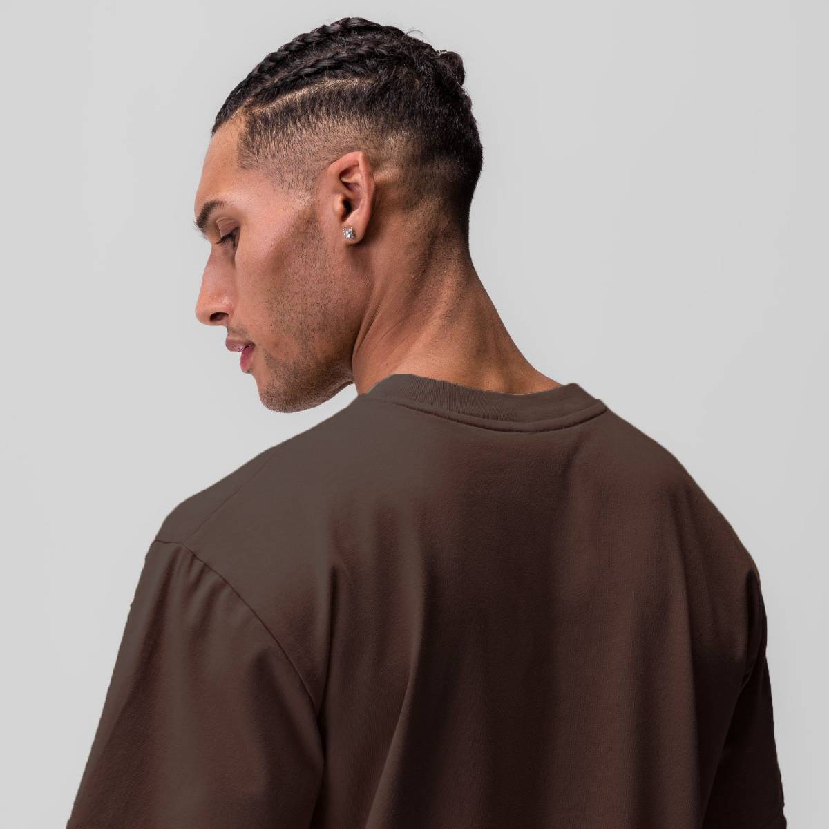 Mens Casual Oversized 40%cotton 40%bamboo 20%polyester T-shirt F-TX240 print logo 37
