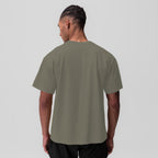 Mens Casual Oversized 40%cotton 40%bamboo 20%polyester T-shirt F-TX240 print logo 50