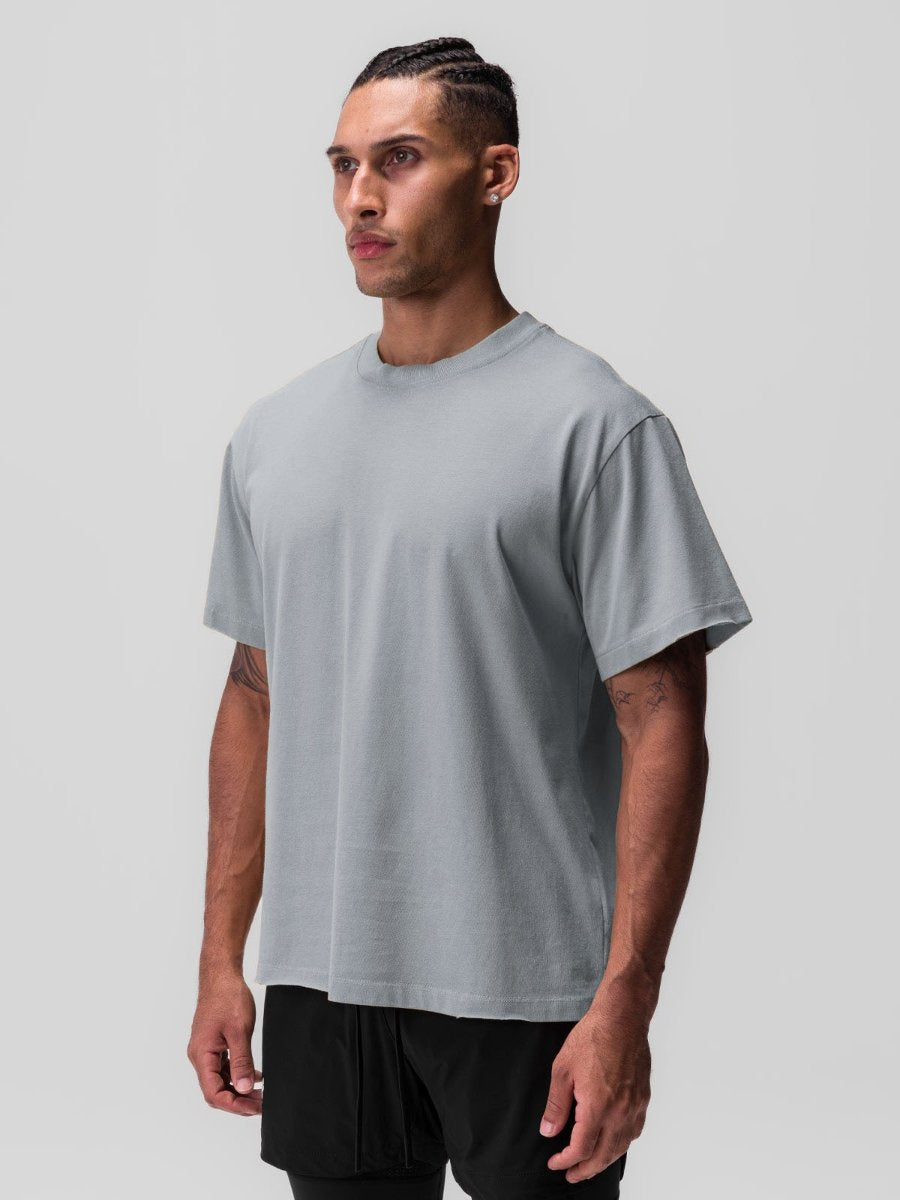 Mens Casual Oversized 40%cotton 40%bamboo 20%polyester T-shirt F-TX240 print logo 18