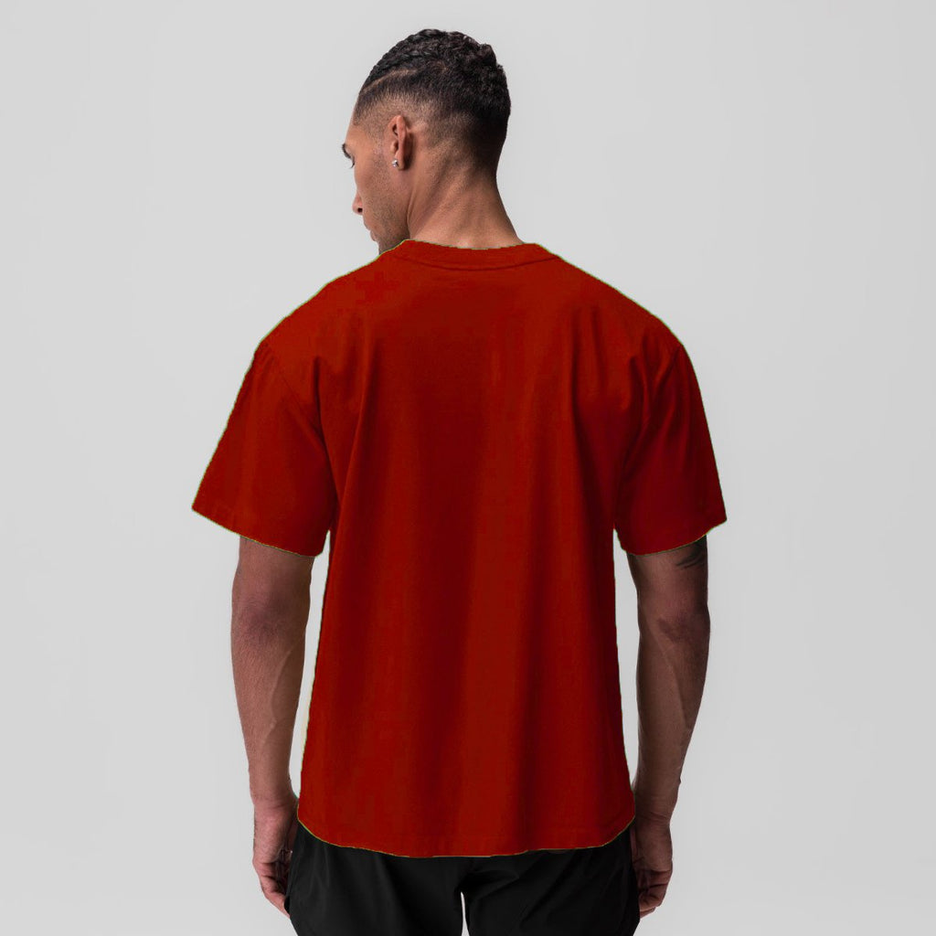 Mens Casual Oversized 40%cotton 40%bamboo 20%polyester T-shirt F-TX240 print logo 34