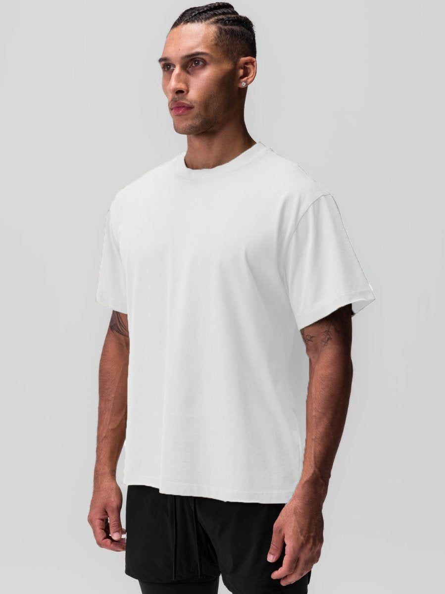 Mens Casual Oversized 40%cotton 40%bamboo 20%polyester T-shirt F-TX240 print logo 11