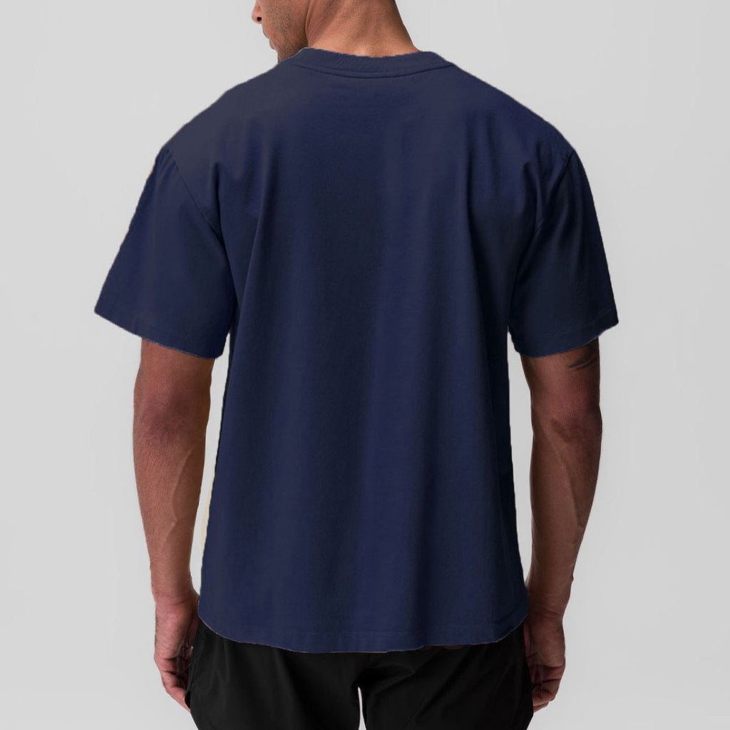 Mens Casual Oversized 40%cotton 40%bamboo 20%polyester T-shirt F-TX240 print logo 55