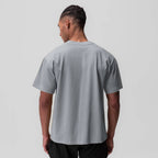 Mens Casual Oversized 40%cotton 40%bamboo 20%polyester T-shirt F-TX240 print logo 43