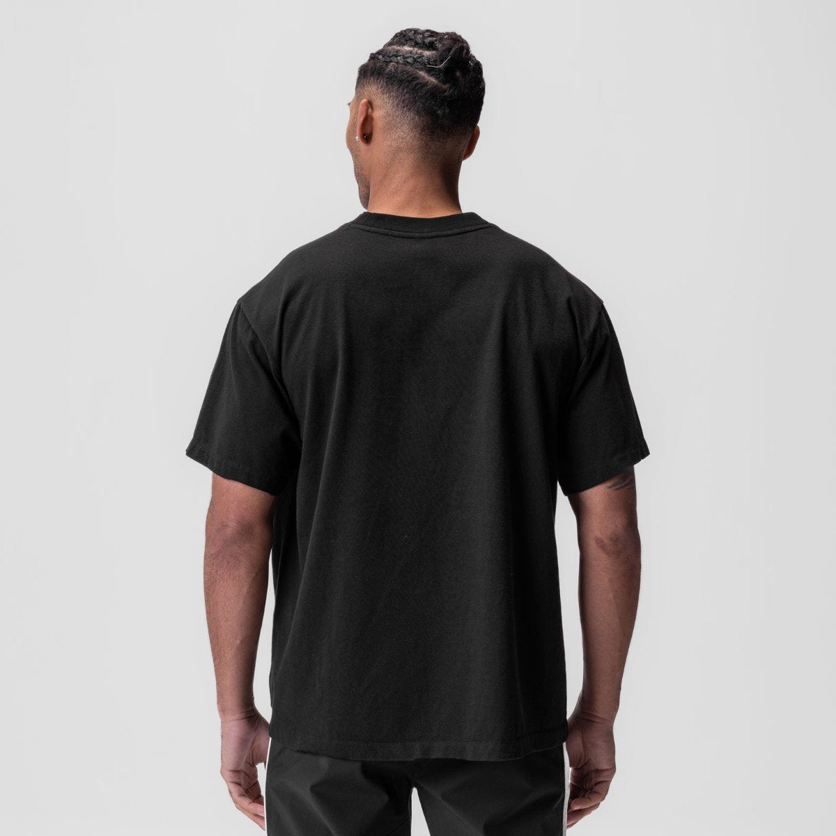 Mens Casual Oversized 40%cotton 40%bamboo 20%polyester T-shirt F-TX240 print logo 27