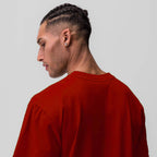 Mens Casual Oversized 40%cotton 40%bamboo 20%polyester T-shirt F-TX240 print logo 35