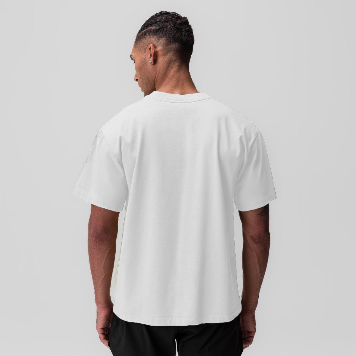 Mens Casual Oversized 40%cotton 40%bamboo 20%polyester T-shirt F-TX240 print logo 32