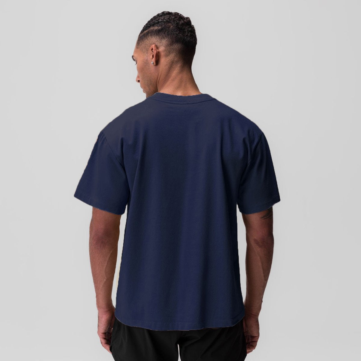 Mens Casual Oversized 40%cotton 40%bamboo 20%polyester T-shirt F-TX240 print logo 56