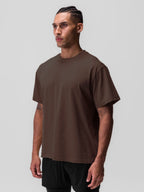 Mens Casual Oversized 40%cotton 40%bamboo 20%polyester T-shirt F-TX240 print logo 16