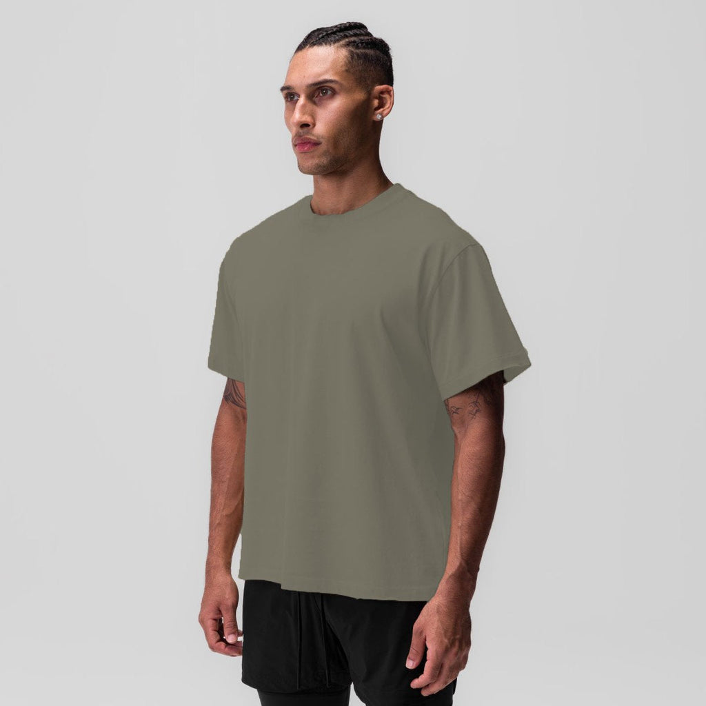 Mens Casual Oversized 40%cotton 40%bamboo 20%polyester T-shirt F-TX240 print logo 48