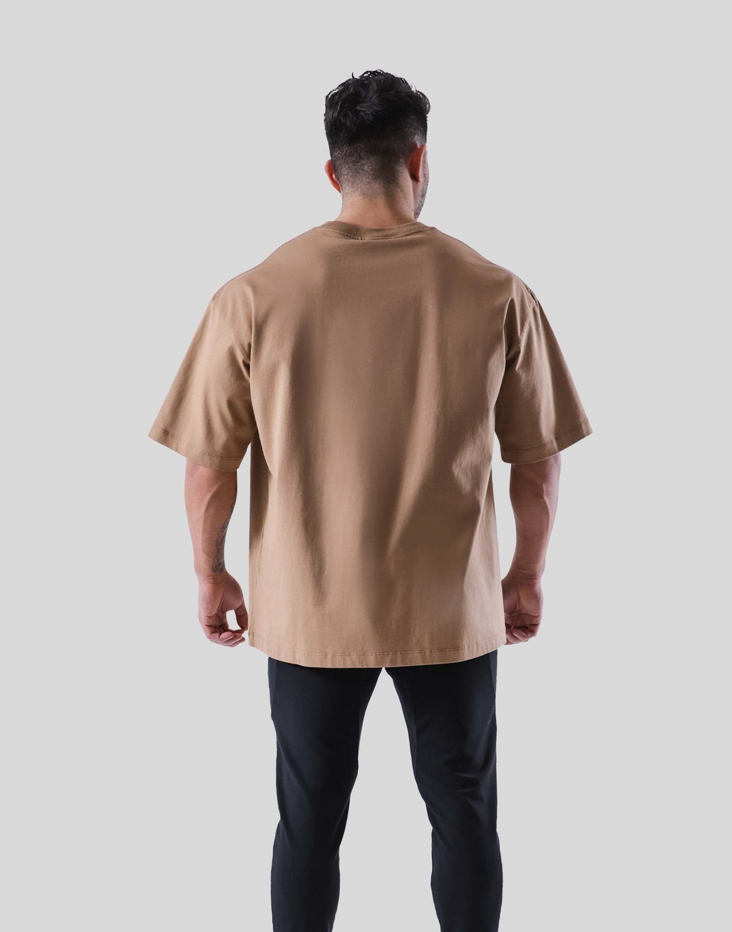 Mens Streetwear Heavyweight 100% cotton Tshirt F-TX260 print logo 34
