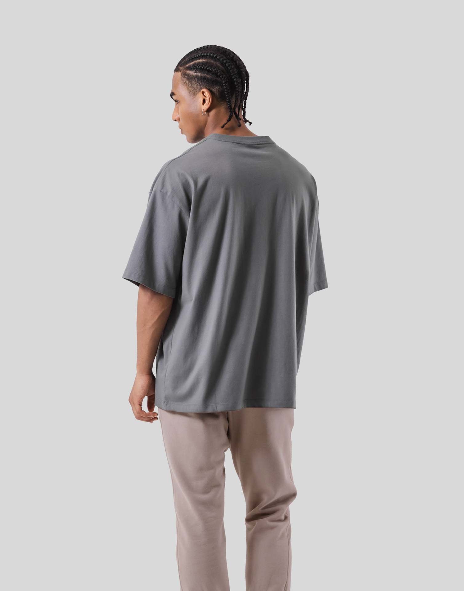 Mens Streetwear Heavyweight 100% cotton Tshirt F-TX260 print logo 58
