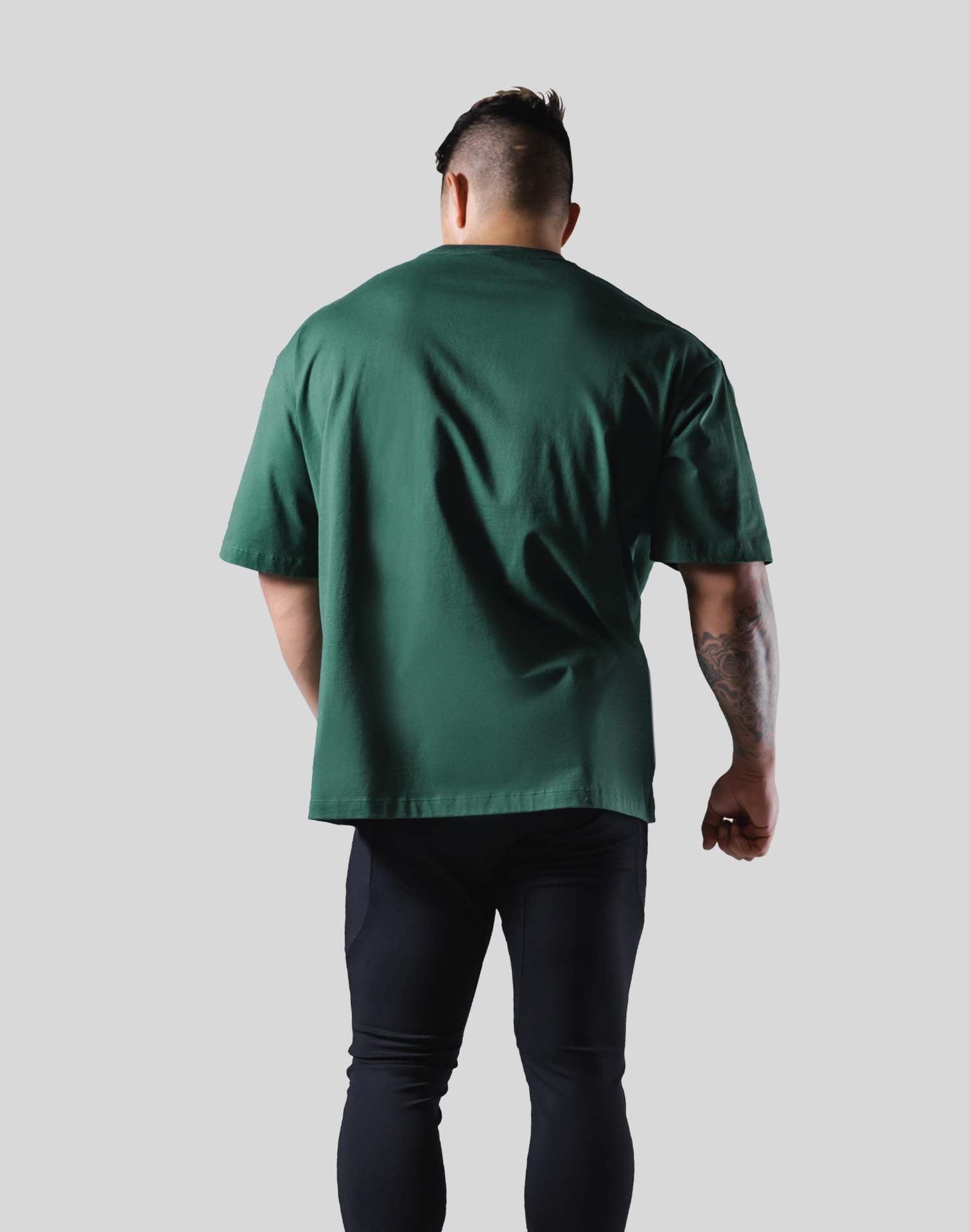 Mens Streetwear Heavyweight 100% cotton Tshirt F-TX260 print logo 28