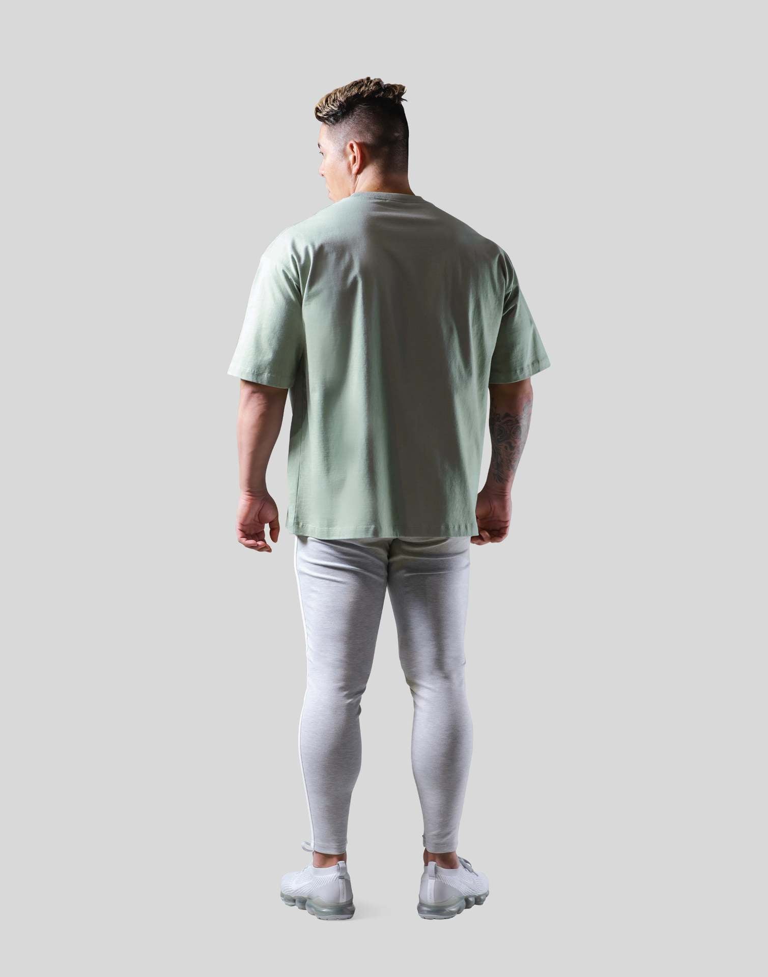 Mens Streetwear Heavyweight 100% cotton Tshirt F-TX260 print logo 80