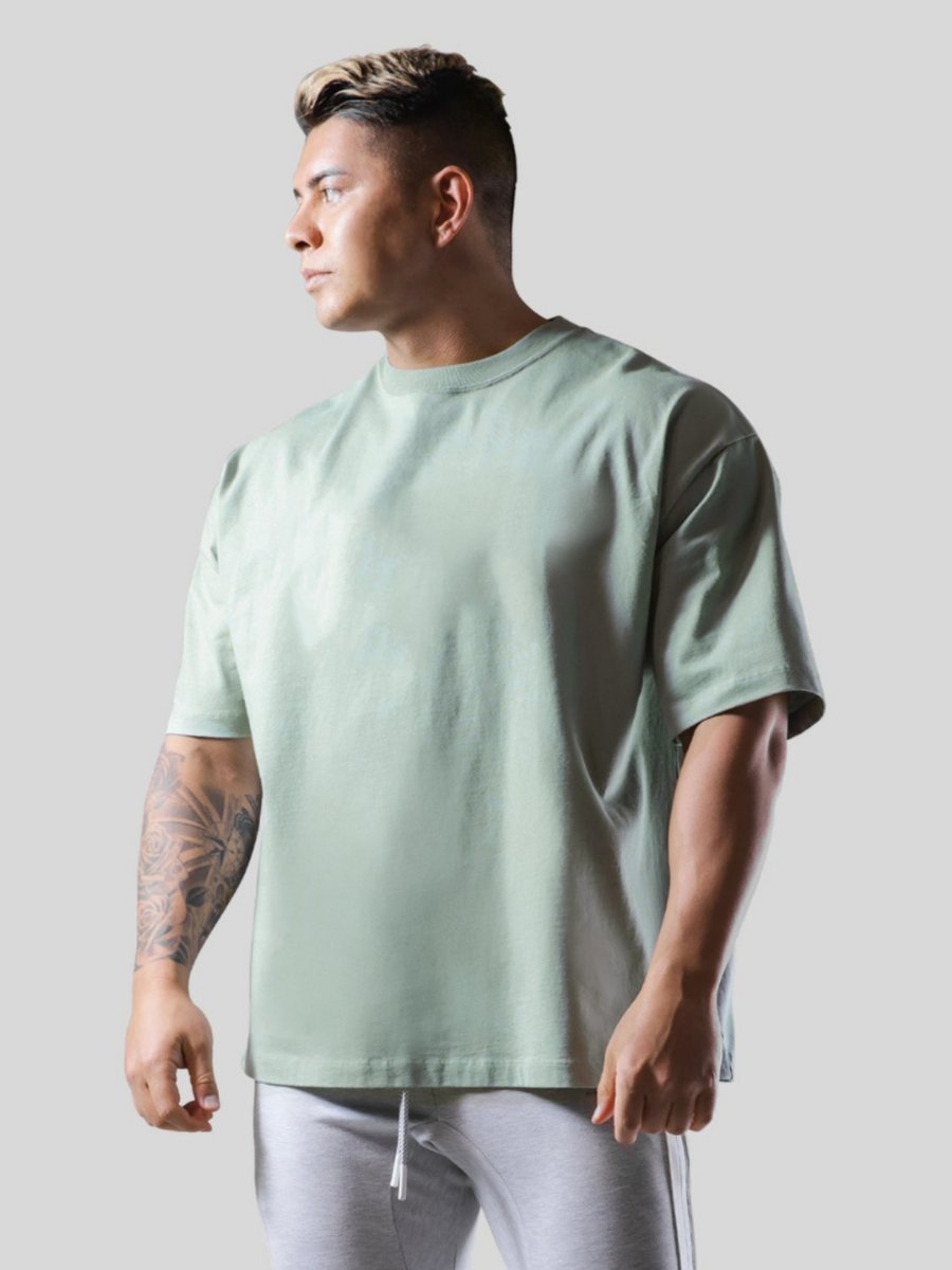 Mens Streetwear Heavyweight 100% cotton Tshirt F-TX260 print logo 19