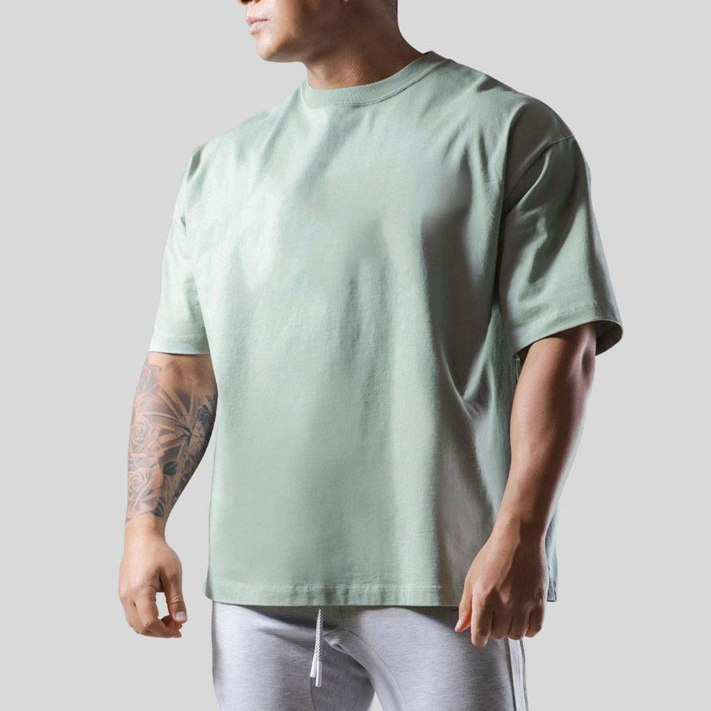 Mens Streetwear Heavyweight 100% cotton Tshirt F-TX260 print logo 72