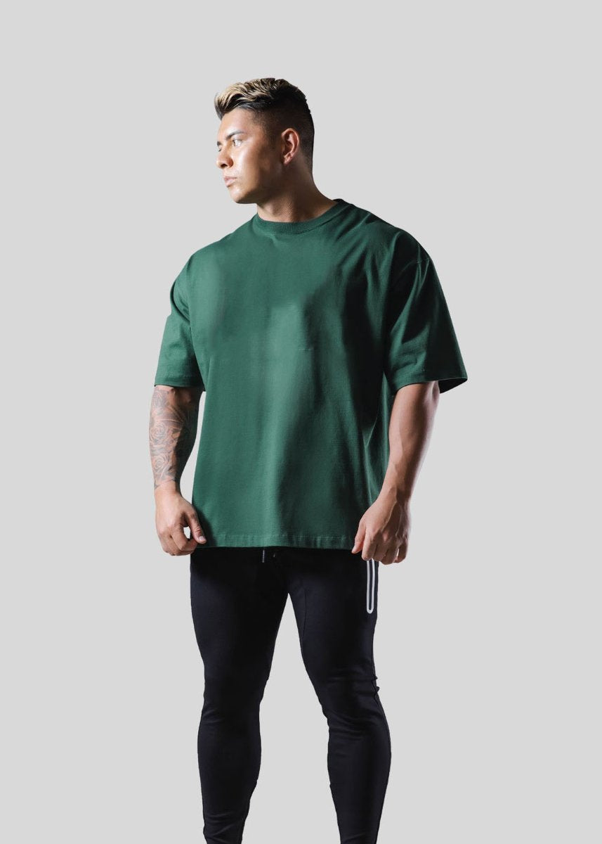 Mens Streetwear Heavyweight 100% cotton Tshirt F-TX260 print logo 24