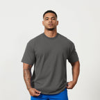 Mens Oversized Streetwear 100% cotton Tshirt F-WQ-TX260 print logo 3