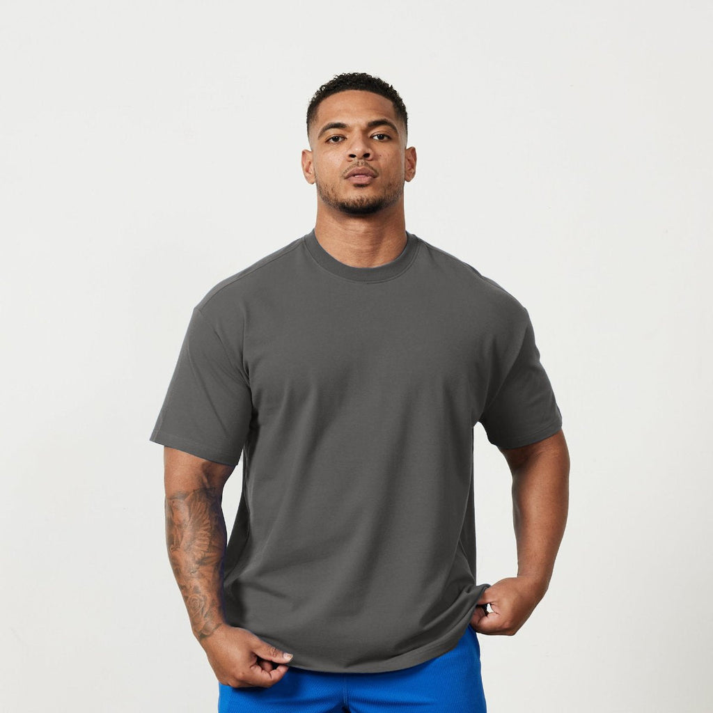 Mens Oversized Streetwear 100% cotton Tshirt F-WQ-TX260 print logo 35