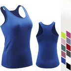 Womens Sportswear Running 90%polyester 10%spandex Tank Top F8002