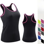 Womens Sportswear Running 90%polyester 10%spandex Tank Top F8002