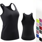 Womens Sportswear Running 90%polyester 10%spandex Tank Top F8002