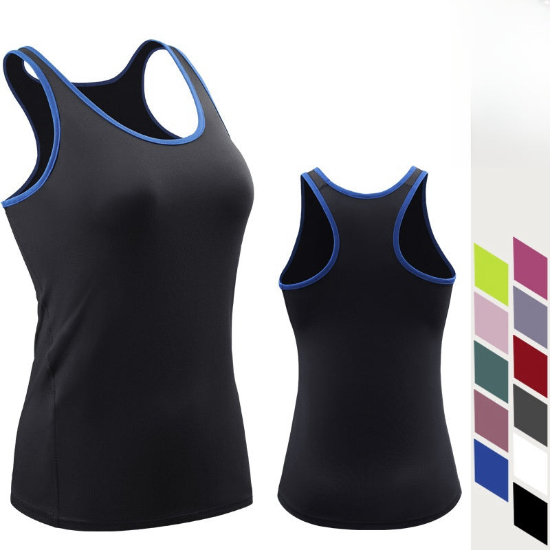 Womens Sportswear Running 90%polyester 10%spandex Tank Top F8002