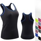 Womens Sportswear Running 90%polyester 10%spandex Tank Top F8002