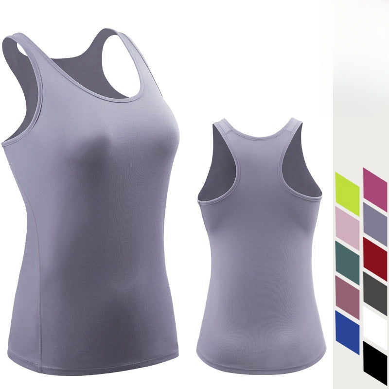 Womens Sportswear Running 90%polyester 10%spandex Tank Top F8002