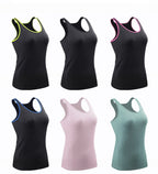 Womens Sportswear Running 90%polyester 10%spandex Tank Top F8002