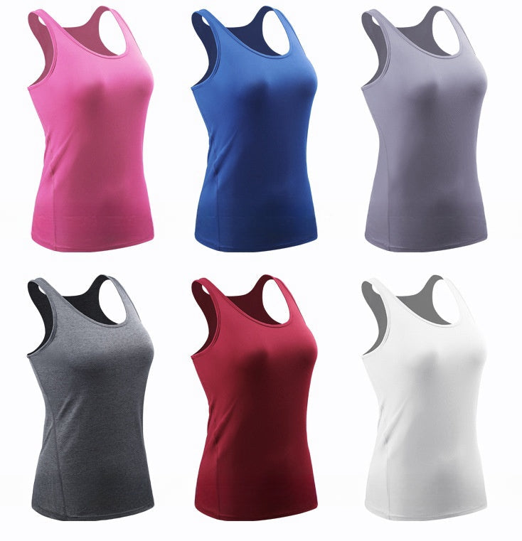 Womens Sportswear Running 90%polyester 10%spandex Tank Top F8002