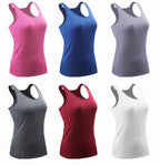Womens Sportswear Running 90%polyester 10%spandex Tank Top F8002