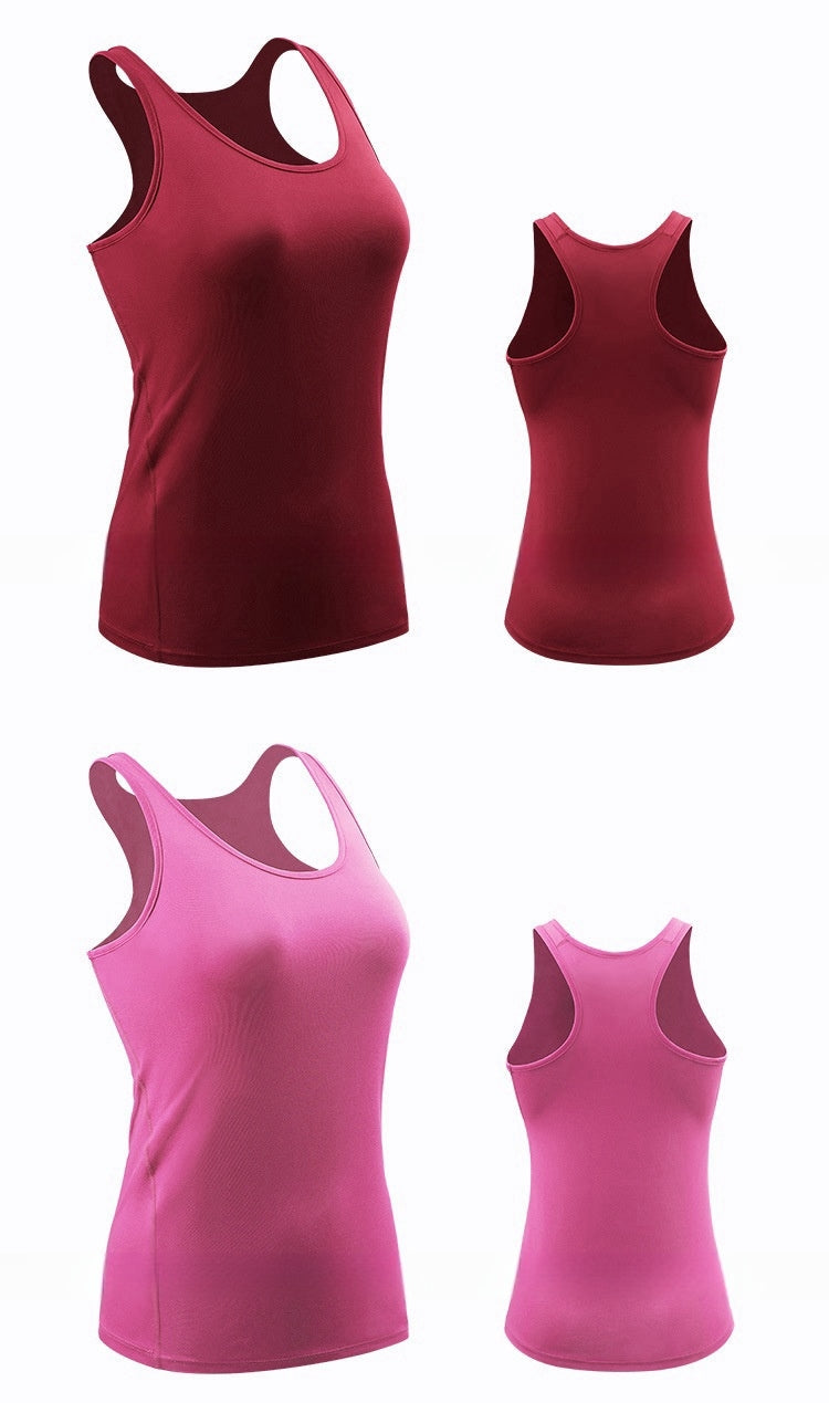Womens Sportswear Running 90%polyester 10%spandex Tank Top F8002