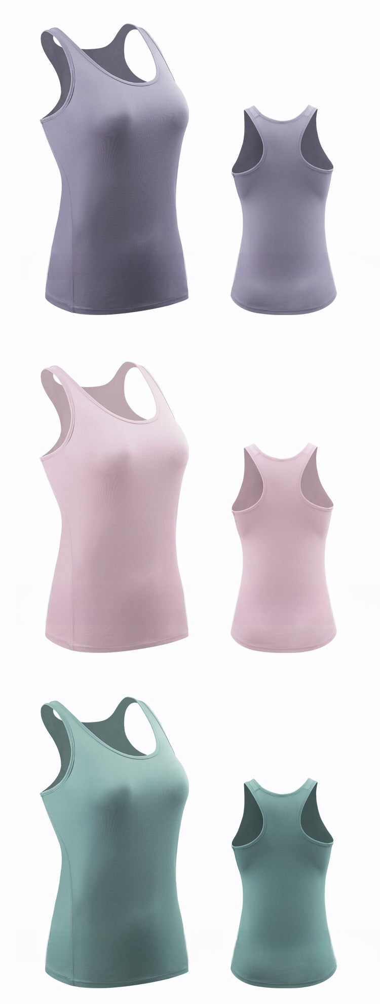 Womens Sportswear Running 90%polyester 10%spandex Tank Top F8002
