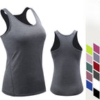 Womens Sportswear Running 90%polyester 10%spandex Tank Top F8002
