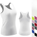Womens Sportswear Running 90%polyester 10%spandex Tank Top F8002