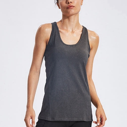 Womens Gym Training 90%polyester 10%spandex Tank Top F8006 - Honfitwear