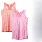 Womens Gym Training 90%polyester 10%spandex Tank Top F8006