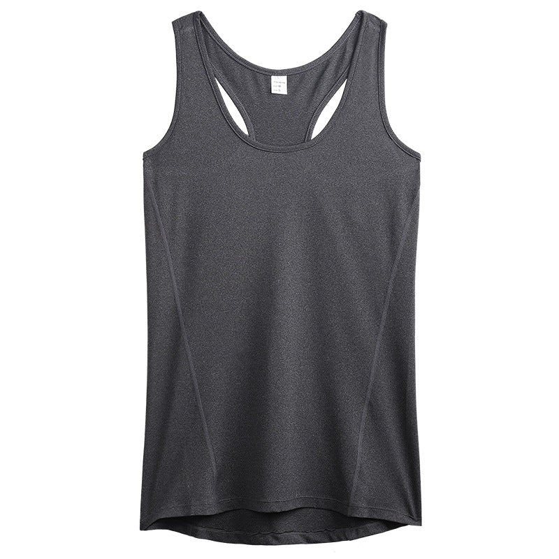 Womens Gym Training 90%polyester 10%spandex Tank Top F8006